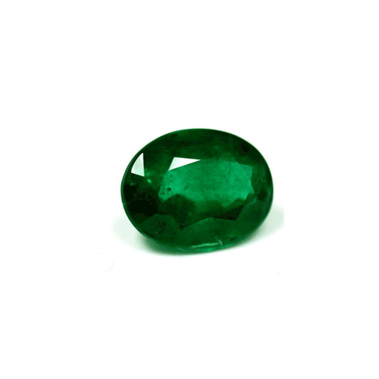 Green Emerald Oval GIA Certified 5.47 cts.