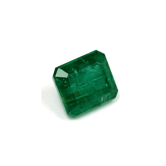 3.81 cts. Emerald Cut Emerald GIA Certified