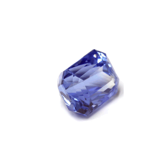 BLUE SAPPHIRE GIA Certified 6.76 cts. Emerald Cut