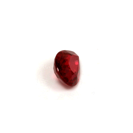 Ruby  Pear GIA Certified Untreated 0.83 cts.