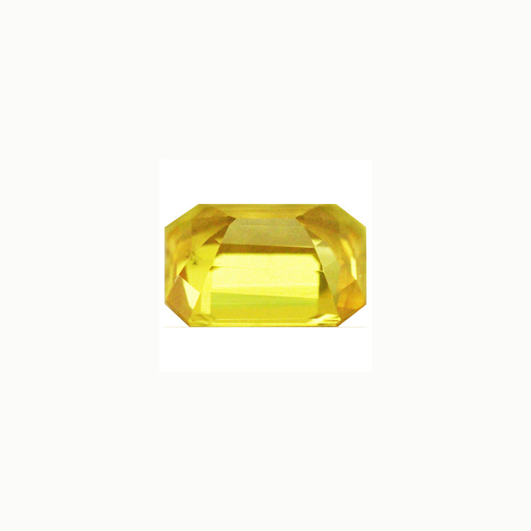 Yellow Sapphire  Emerald Cut 1.78 cts.