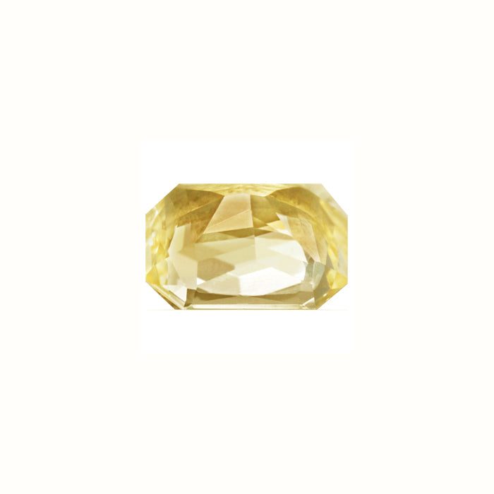 Emerald Cut Yellow Sapphire Untreated 1.85 cts.