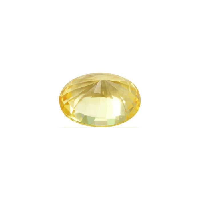 Yellow Sapphire Cushion  GIA Certified Untreated 6.91 cts.