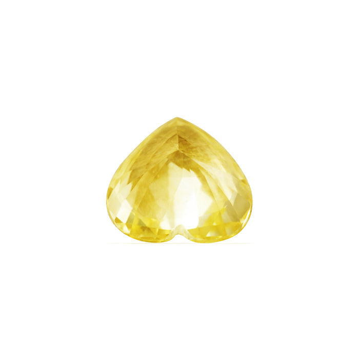 Yellow Sapphire Heart Untreated 2.71 cts.