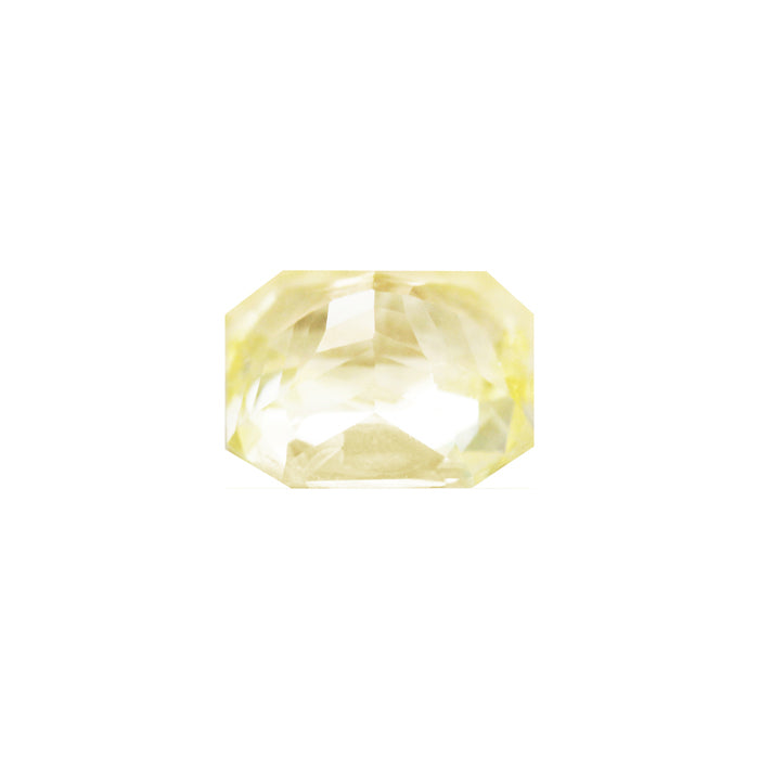 Emerald Cut Yellow Sapphire  Untreated 2.11 cts.