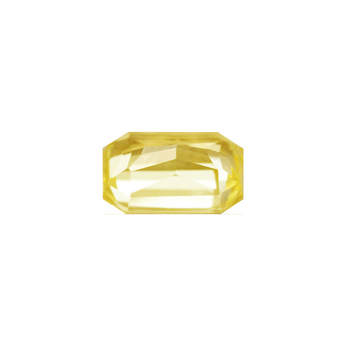 Yellow Sapphire  Emerald Cut Untreated 1.4 cts.