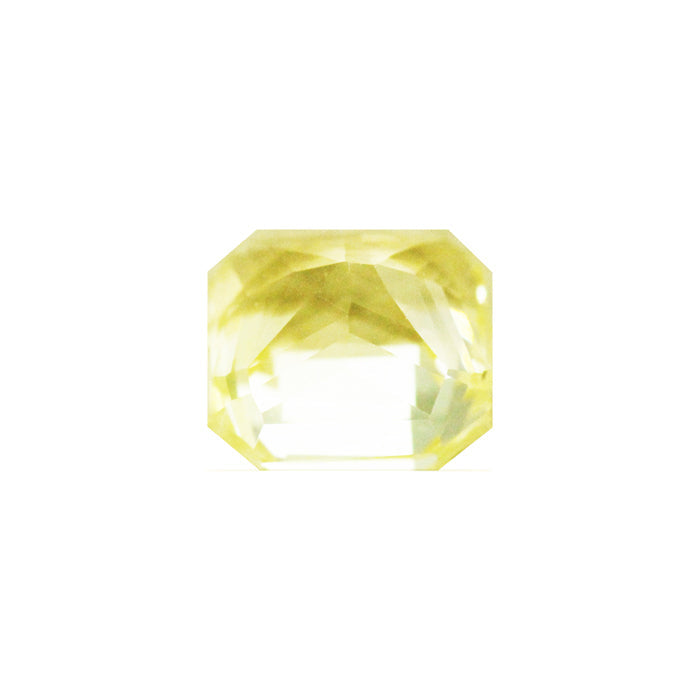 Yellow Sapphire Emerald Cut Untreated 1.55 cts