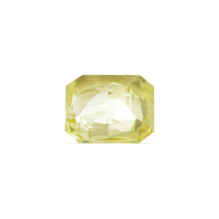 Emerald Cut Yellow Sapphire   GIA Certified Untreated 4.83 cts.