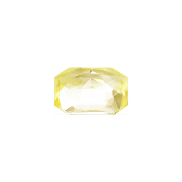 Yellow Sapphire Emerald Cut Untreated 1.18 cts.