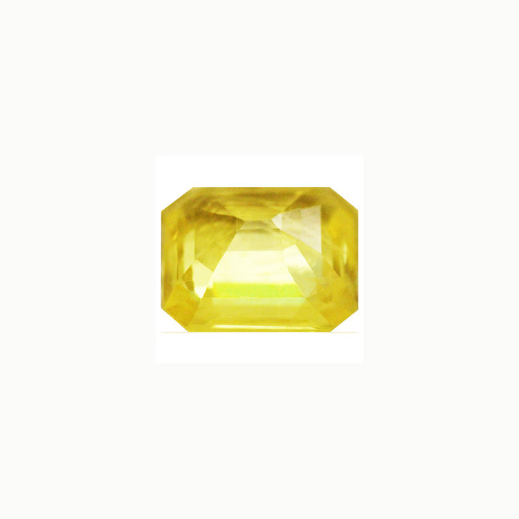 Yellow Sapphire Emerald Cut 1.78  cts.