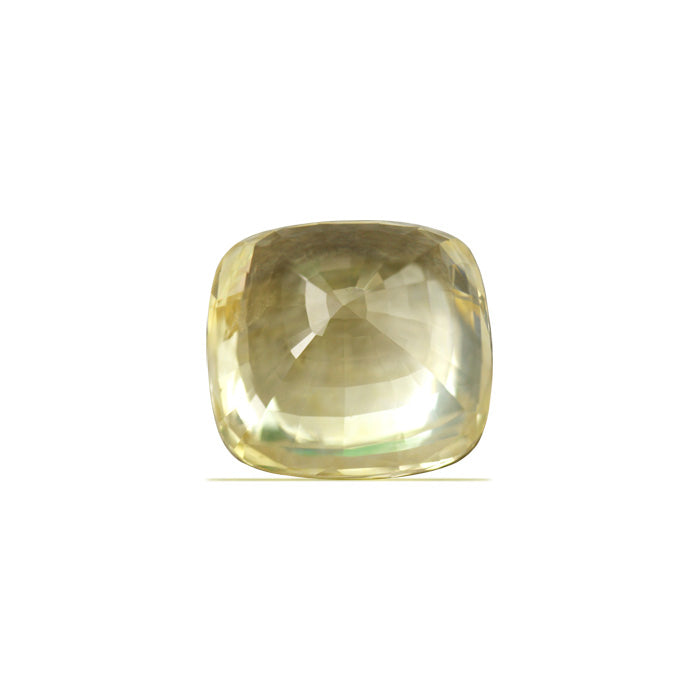 Yellow Sapphire Cushion GIA Certified Untreated 9.69 cts.