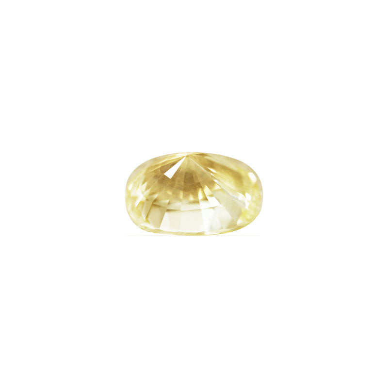 Yellow Sapphire Oval GIA Certified Untreated 11.09 cts.