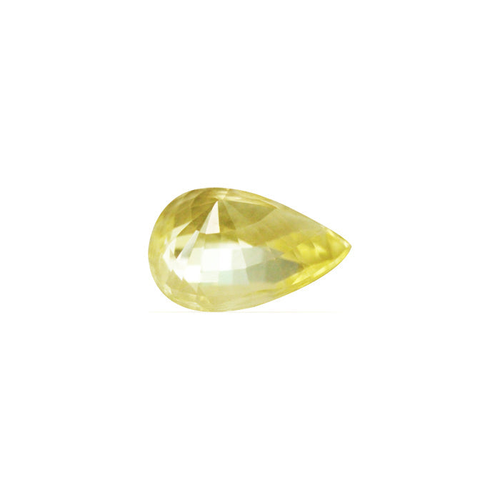 Yellow Sapphire Pear  Untreated 1.68 cts.