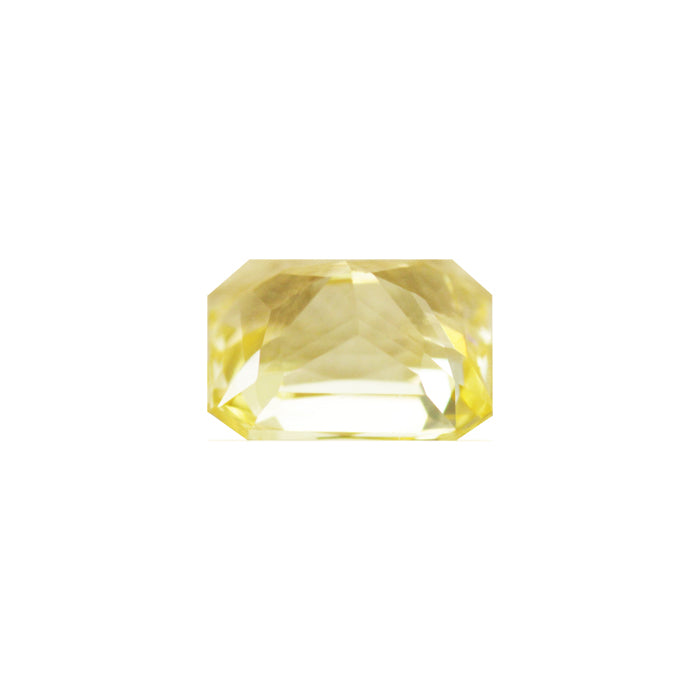 Yellow Sapphire  Emerald Cut Untreated 1.42 cts.