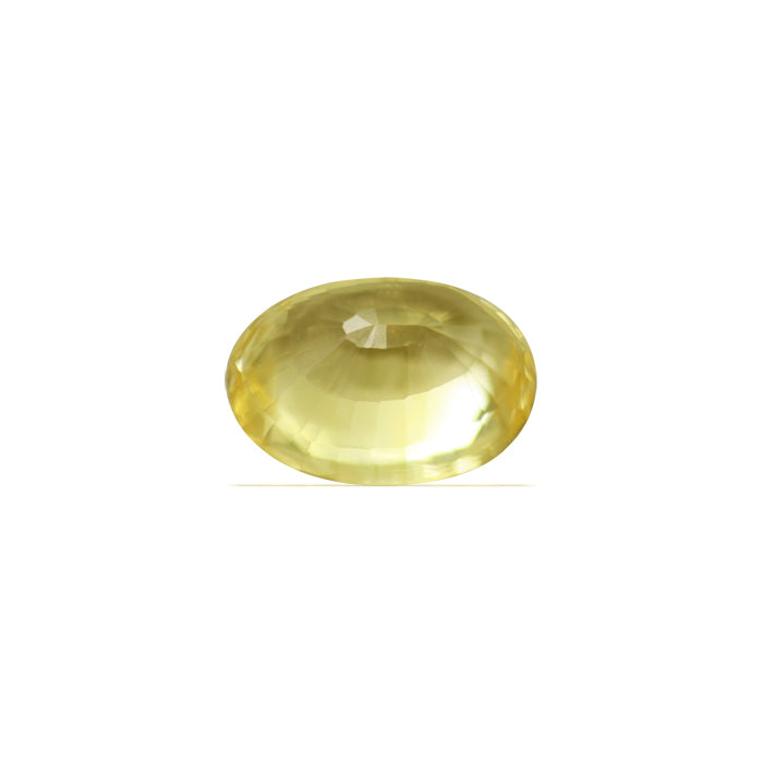 Yellow Sapphire Oval  GIA Certified Untreated 2.80cts.