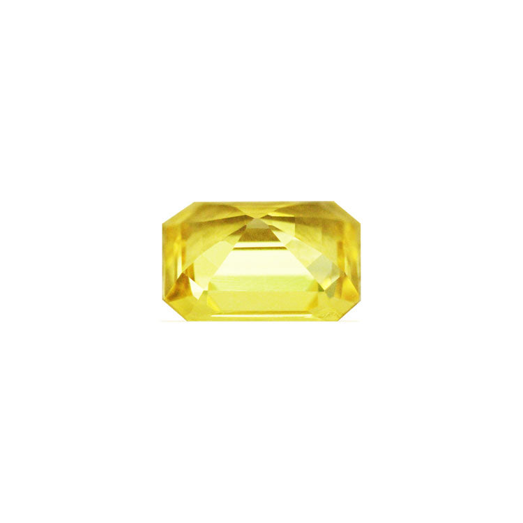 Yellow Sapphire  Emerald Cut 1.96  cts.