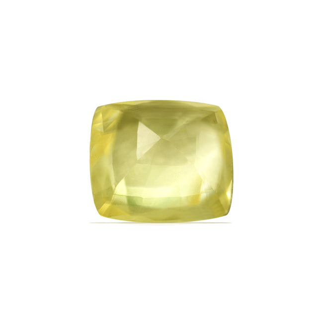 Yellow Sapphire Cushion GIA Certified Untreated 9.89 cts.