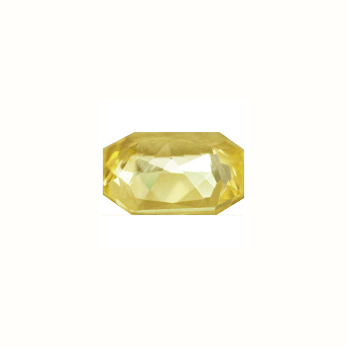 Yellow Sapphire   Emerald Cut Untreated 1.03 cts.