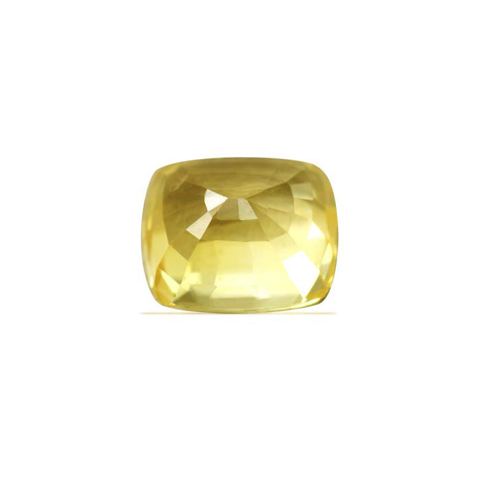 Yellow Sapphire Cushion GIA Certified Untreated 3.92 cts.