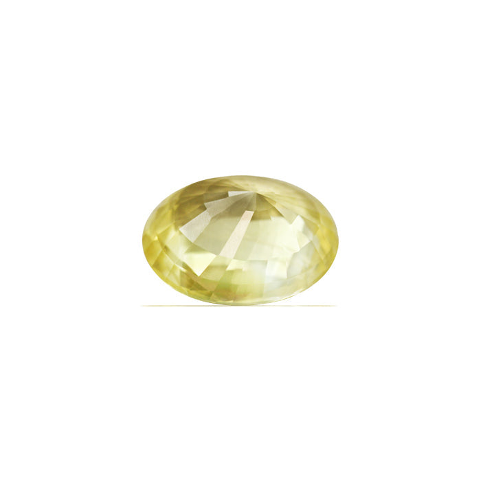 Yellow Sapphire Oval  GIA Certified Untreated 8.87 cts.