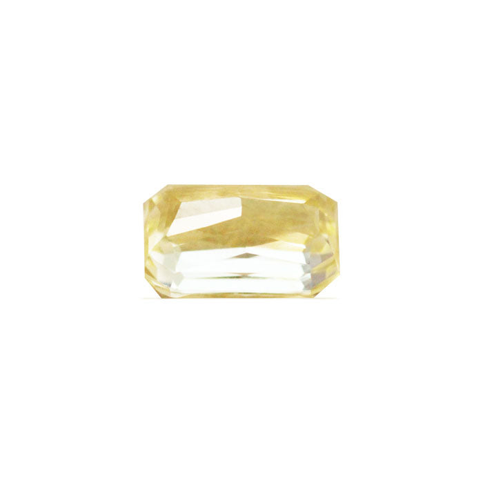 Yellow Sapphire  Emerald Cut Untreated 1.55 cts.
