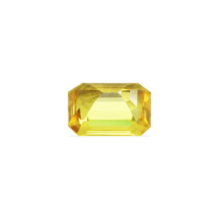 Yellow Sapphire   Emerald Cut 1.97 cts.