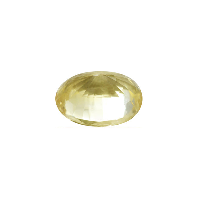 Yellow Sapphire Oval GIA Certified Untreated 9.19 cts.