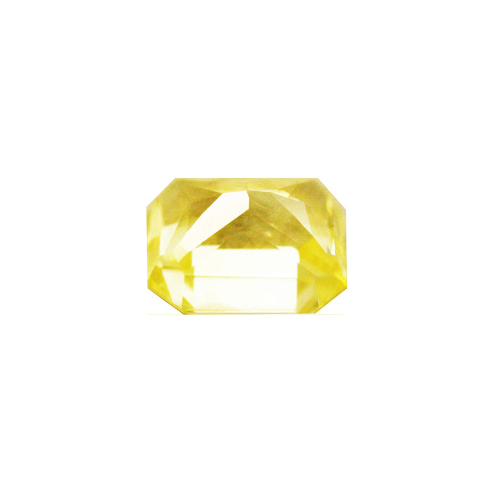 Yellow Sapphire  Emerald Cut Untreated 1.20 cts.