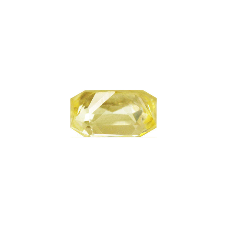 Yellow Sapphire  Emerald Cut  Untreated 1.59 cts.