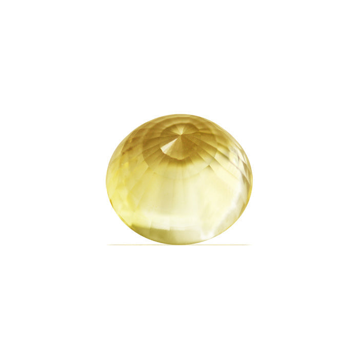 Yellow Sapphire Round GIA Certified Untreated 6.48 cts.
