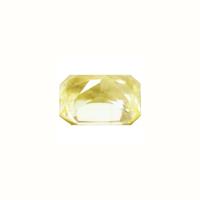 Yellow Sapphire Emerald Cut Untreated 1.21 cts.
