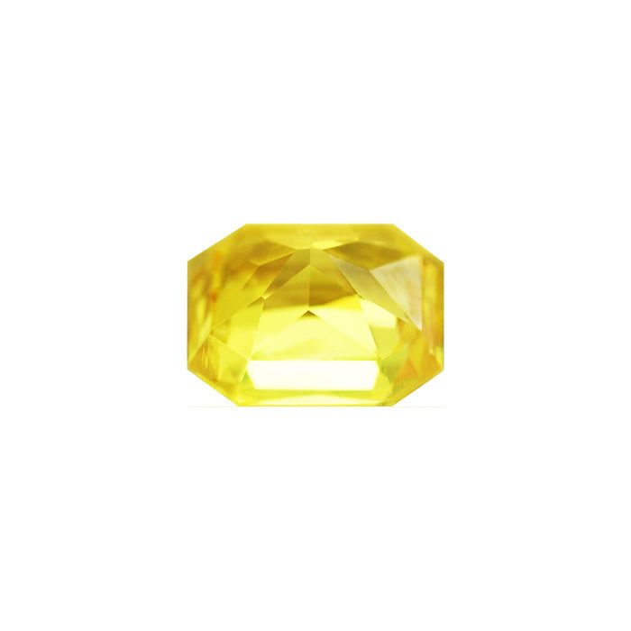 Yellow Sapphire  Emerald Cut  2.44 cts.