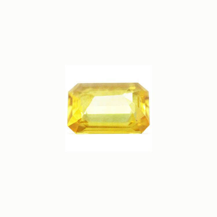 Yellow Sapphire  Emerald Cut 1.86 cts.