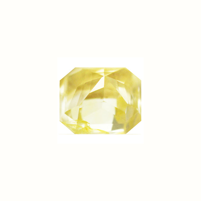 Yellow Sapphire Emerald Cut Untreated 1.06 cts.