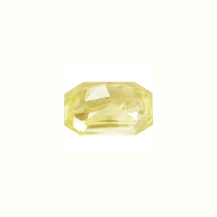 Yellow Sapphire  Emerald Cut Untreated 1.34 cts.