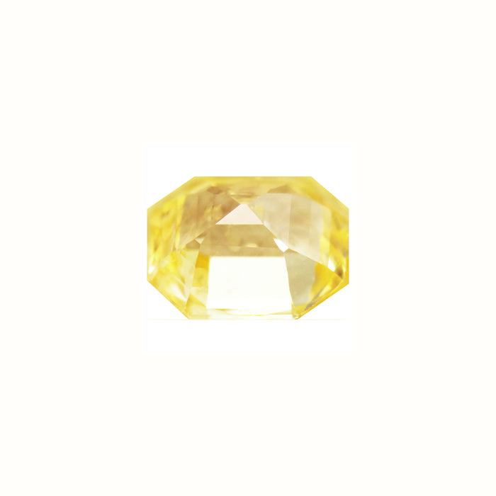 Yellow Sapphire Emerald Cut Untreated 1.20 cts.
