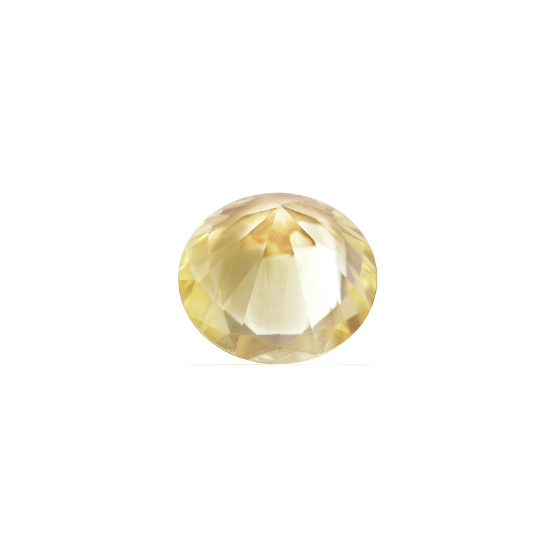 Yellow Sapphire  Round GIA Certified Untreated 10.87 cts.