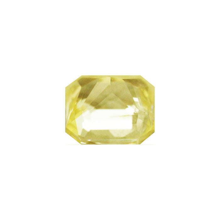 Yellow Sapphire Emerald Cut Untreated 1.53 cts.