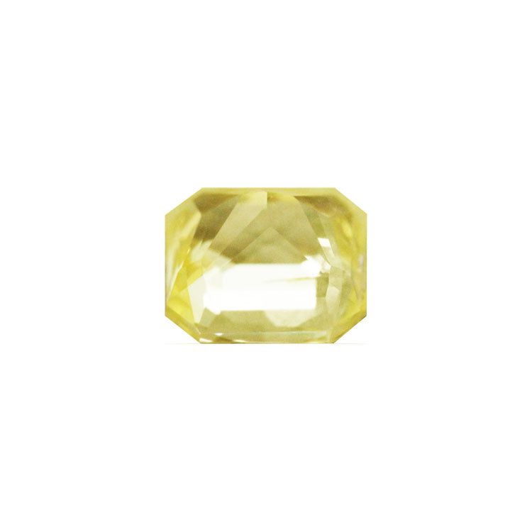 Yellow Sapphire   Emerald Cut Untreated 1.53 cts.