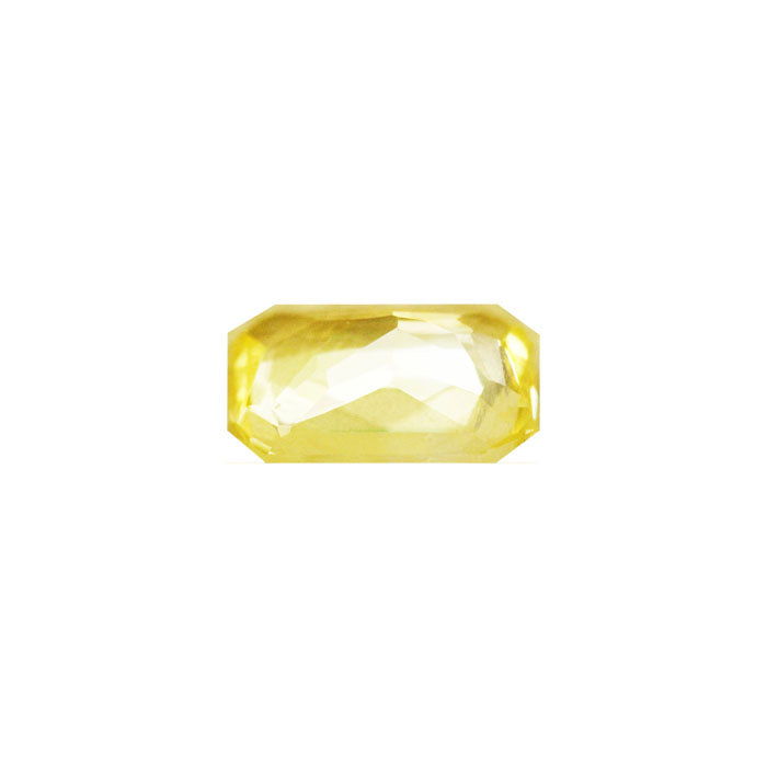 Yellow Sapphire  Emerald Cut Untreated 1.46 cts.