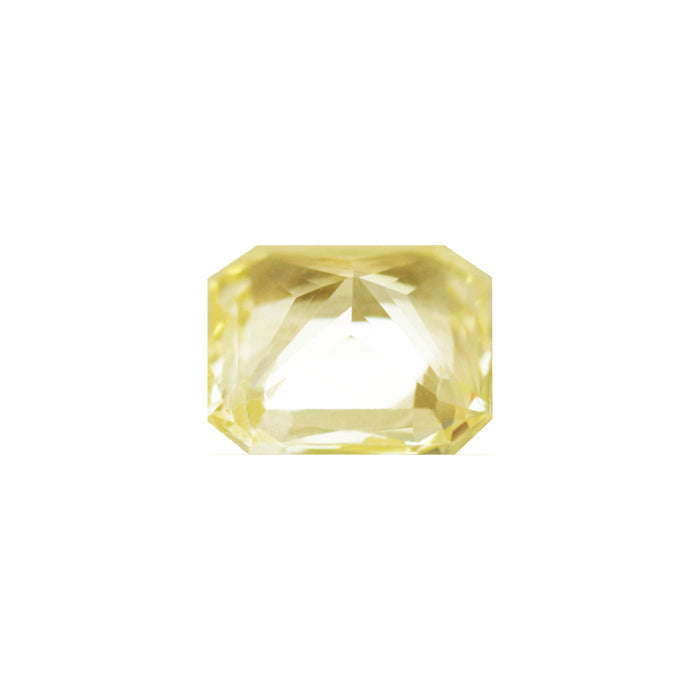 Emerald Cut Yellow Sapphire Untreated 1.62 cts.