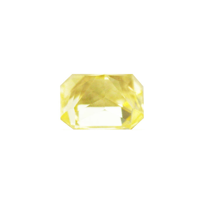 Yellow Sapphire Emerald Cut Untreated 1.19 cts.