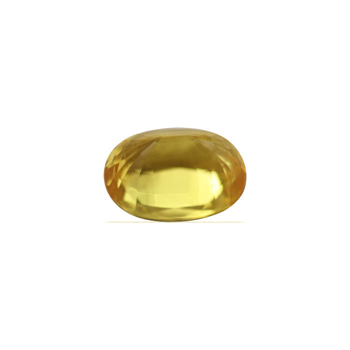 Yellow Sapphire Oval GIA Certified 5.22 cts.