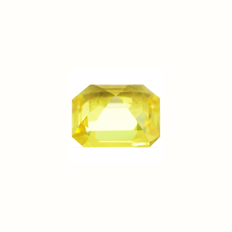 Yellow Sapphire  Emerald Cut 1.26 cts.
