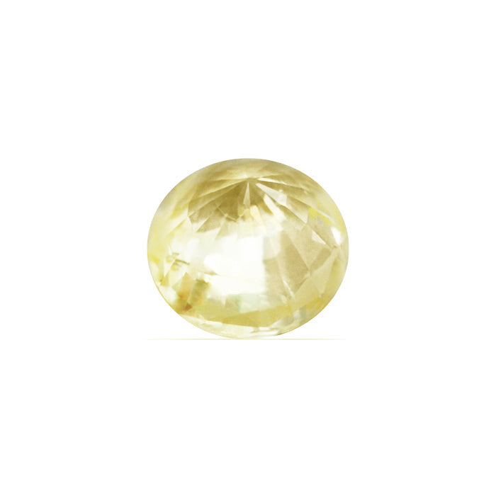 Yellow Sapphire Round GIA Certified Untreated 2.55cts.