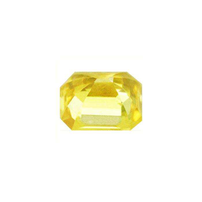 Yellow Sapphire  Emerald Cut 1.47 cts.