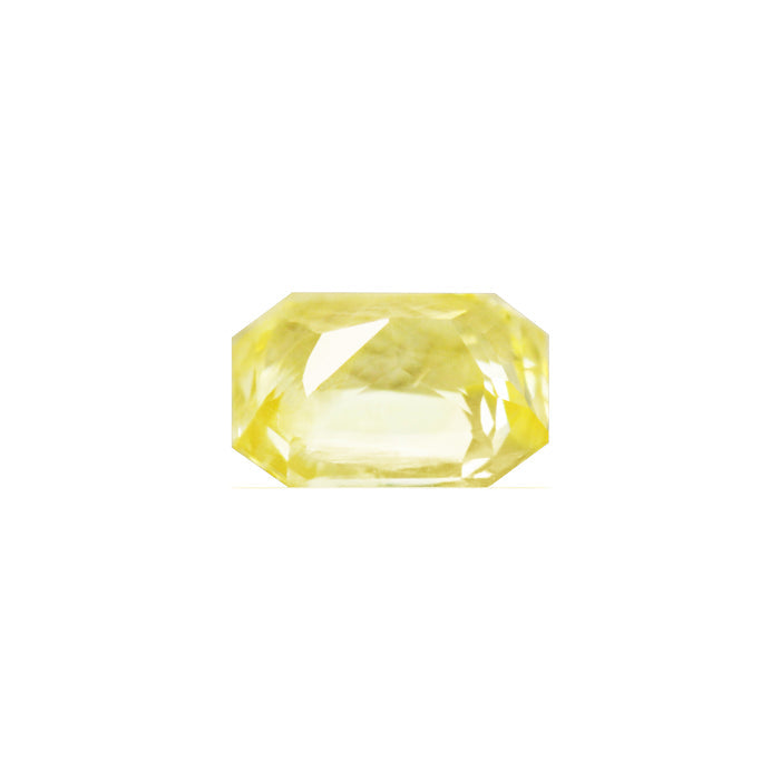 Yellow Sapphire  Emerald Cut Untreated 1.44 cts.
