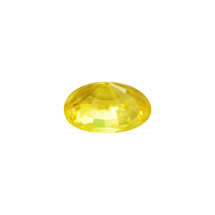 Yellow Sapphire Oval  1.72 cts.
