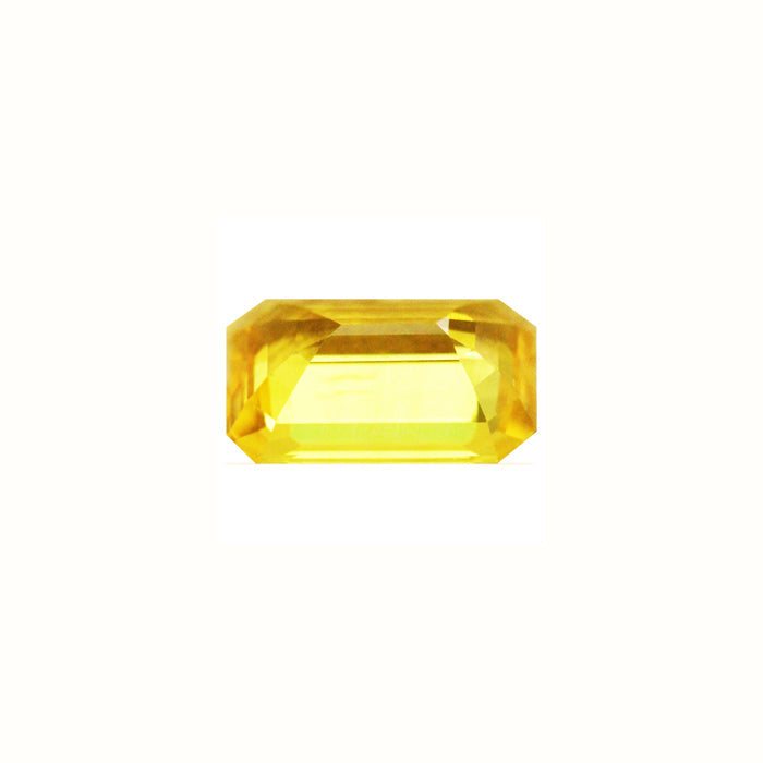 Yellow Sapphire Emerald Cut 1.96 cts.