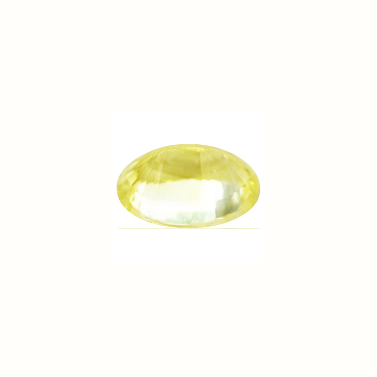 Yellow Sapphire Oval Untreated 1.21  cts.